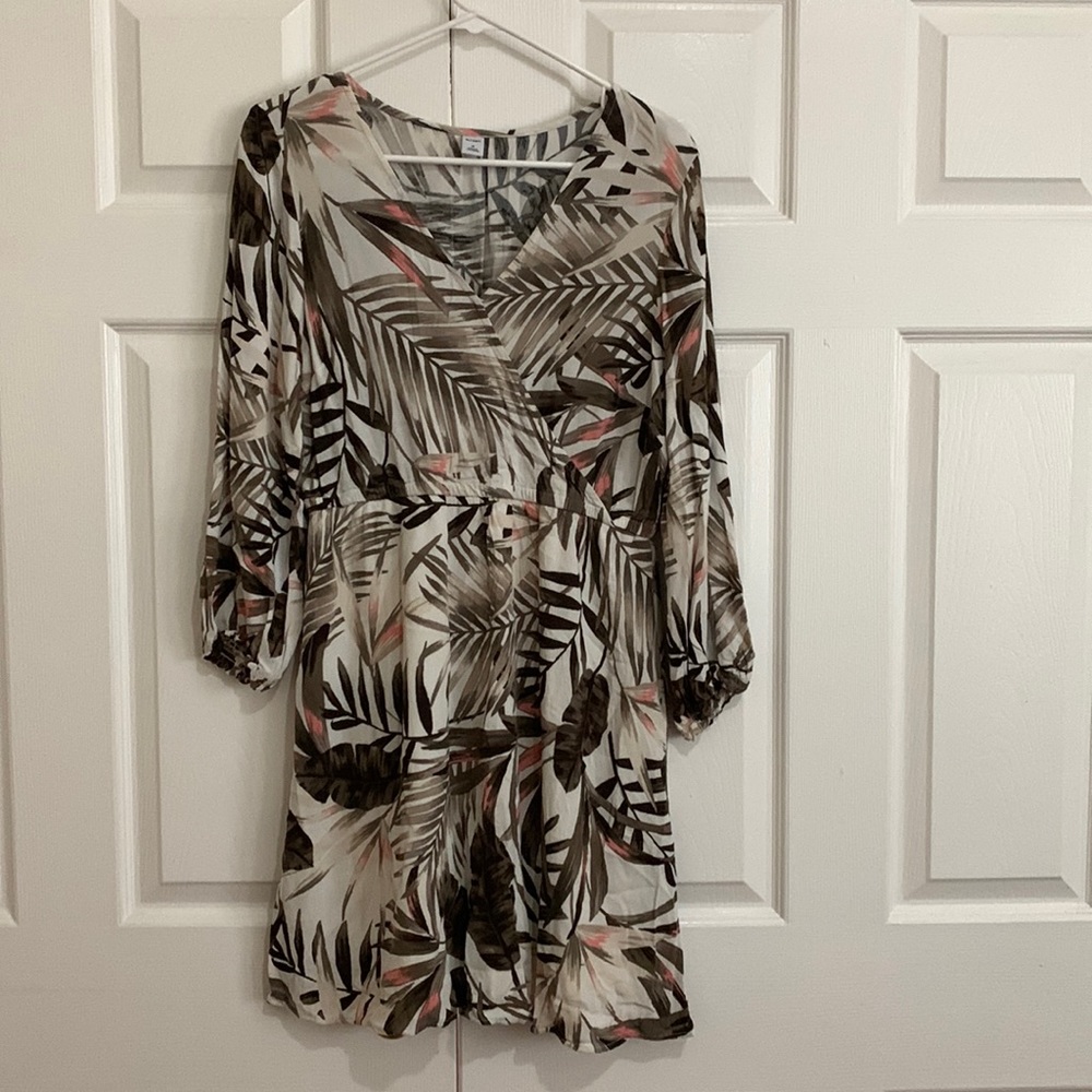 Summer palm dress